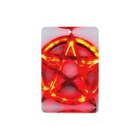 Phayah Wizard Pentagram Pattern Lavender Scent Car Air Freshener Rectangle Card Hanging Hanging Scented Card 4 Pcs For Cars Closet Drawer