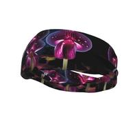 Phayah Worm-Eater Pattern Sports Headband Moisture Wicking Sweatband for Men Women Running Cycling Yoga Fitness Workout