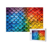 Phayah Yellow, Blue and Red Scales Puzzles for Adults 1000 Pieces Children's Intelligence Development Toys 29.5 X 19.7
