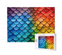Phayah Yellow, Blue and Red Scales Puzzles for Adults 500 Pieces Children's Intelligence Development Toys 20.4 X 15in