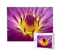 Phayah Yellow Lotus Flower Puzzles For Adults 500 Pieces For Home Decor Intelligence Development Toys 20.4 X 15"