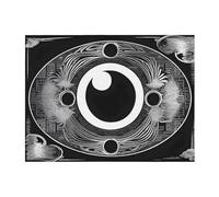 PHAYAH Yin Yang Disc Pattern Ultra-Soft Micro Blanket Flannel Blankets for Couch Sofa Bed Living Room Office Lunch Break 50"X40"
