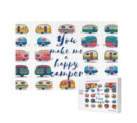 Phayah You Make Me Happy Camper Trailer Puzzles For Adults 300 Pieces For Home Decor Intelligence Development Toys 15.7 X 11"