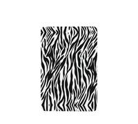 Phayah Zebra Print Pattern Lavender Scent Car Air Freshener Rectangle Card Hanging Hanging Scented Card 6 Pcs For Cars Closet Drawer Eliminate