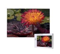 Phayaha Blooming Water Lily Pattern Puzzle Unique Jigsaw Wall Art Picture For Home Decoration 1000 Pcs