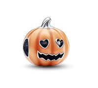PHCLASY Halloween Glow-in-the-Dark Pumpkin Charms Family Pendants Beads Charms Compatible for Bracelets and Necklaces Festival Jewelry for Women