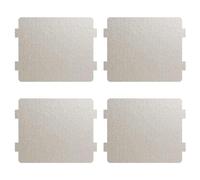 PHCOZY 4 Pcs Microwave Mica Plate Mica Disc Universal Repair Part for Main Kitchen Microwave (11 x 10 cm)