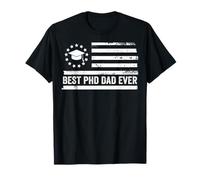 PHD College University Professor US American Flag Patriotic T-Shirt