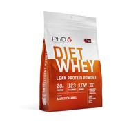 PhD Nutrition Diet Whey High Protein Lean Matrix, Salted Caramel Diet Whey Protein Powder, 16g of Protein, 40 Servings Per 1 kg Bag