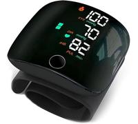 PHD Digital Blood Pressure Monitor Machine - Accurate Upper Arm BP Machine with Large Display & Memory Function - Easy-to-Use Automatic Blood Pressure Monitors for Home & Travel, Wrist Cuff Included