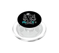 PhD Graduation Phinished It She Believed 2026 Doctorate PopSockets PopGrip for MagSafe