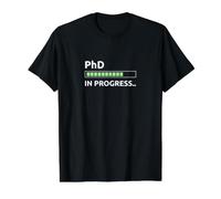 PhD in Progress Value Graphic T-Shirt, Men, Black, L