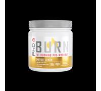 PhD Nutrition Burn Pre-Workout Powder Sherbert Lemon 200G in Yellow PhD Nutrition Yellow