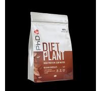 PhD Nutrition Diet Plant Protein Powder Belgian Choc 500G in Chocolate | Size: 1kg PhD Nutrition Chocolate 1kg