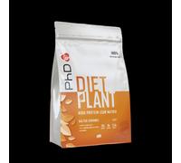 PhD Nutrition Diet Plant, Vegan Protein Powder Plant Based, Salted Caramel, High Plant Protein, 20 Servings Per 500g Bag