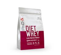 PhD Nutrition Diet Whey High Protein Lean Matrix, Raspberry and White Chocolate Diet Whey Protein Powder, 16g of Protein, 40 Servings Per 1 kg Bag