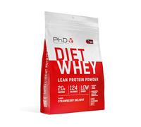 PhD Nutrition Diet Whey Lean Protein Powder | Strawberry Delight Whey Protein | 1 kg Bag [ Packaging May Vary ]