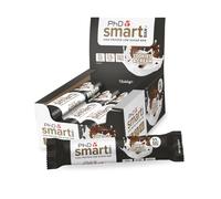 PhD Nutrition Smart Protein Bar Low Calorie, Nutritional Protein Bars/Protein Snacks, High Protein Low Sugar, Cookies and Cream Flavour, 20g of Protein, 64g Bar (12 Pack)