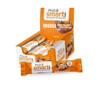 PhD Nutrition Smart Protein Bar Low Calorie, Nutritional Protein Bars/Protein Snacks, High Protein Low Sugar, Chocolate Peanut Butter Flavour, 20g of