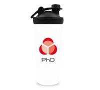 PhD Nutrition Stainless Steel Protein Shaker, 750 ml, Matte White