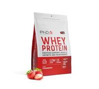 PhD Nutrition Whey Powder 500g Strawberry - with 25g Informed Protein per Serving, enriched with Well-Tolerated Cultures