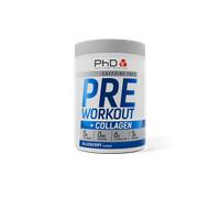 PhD Pre Workout Non-Stim Pre-Workout Energy Support Powder Blueberry Flavour - 490g