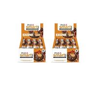 PhD Smart Bar High Protein Low Carb Bar Caramel Crunch Pack of 2 (2 x 12 Pieces) 24 Bars x 64 g