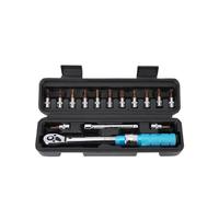 PHDZMXVQBRNJ 1/15/18/25PC Ratchet Torque Wrench Set 1/4" 2-24Nm 5-25Nm Adjustable Cycling Bicycle Repair Tools Spanner,Versatile Use(15PCS 2-24N.m)