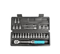 PHDZMXVQBRNJ 1/15/18/25PC Ratchet Torque Wrench Set 1/4" 2-24Nm 5-25Nm Adjustable Cycling Bicycle Repair Tools Spanner,Versatile Use(25PCS 2-14N.m)