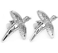 Pheasant Cufflinks Pewter Shooting Birds Pewter Silver Colour, Shooting Gift, Shooting/Country Cufflinks