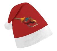 Pheasant Cute Christmas Hat with Pom-Pom Unsiex Classic Fit Xmas Beanie Cap Headwear Party Gifts