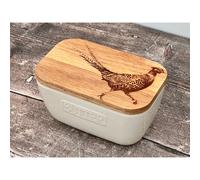 Selbrae House White Butter Dish - Pheasant | Size: 140 cm x 90 cm Selbrae House White 140 cm x 90 cm