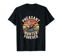 Pheasant Hunter Forever Upland Hunting Retro T-Shirt