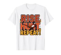 Pheasant Hunter Morning Routine Early Riser Opening Day T-Shirt