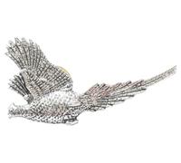 Pheasant In Flight Lapel Pin Badge In Velvet Pouch Or Gift Box With Free Engraving 270