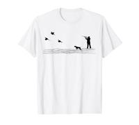 Pheasant Sport Shooting Value Graphic T-Shirt, Men, White, L