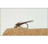 Pheasant Tail Nymph Goldhead, Barbless Trout Flies Choice of size and quantity excellent nymph pattern for fly fishing (6, Mixed)