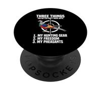 Pheasanthunting Bird Hunter Don´t Mess Pheasant Hunting PopSockets Adhesive PopGrip