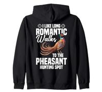 Pheasanthunting Slayer Romantic Bird Hunter Pheasant Hunting Zip Hoodie