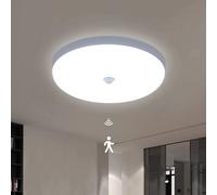Pheashine 18W Indoor Sensor Ceiling Light, Modern Led Ceiling Light, Ip40, Suitable For Corridors, Staircases, Garages.