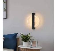 Pheashine Black 20cm Round LED Wall Light 12W Dimmable 3000K-6000K Acrylic Pheashine Black