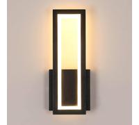 Pheashine Black 32cm LED Wall Light 16W 3000K 2000LM Acrylic Warm White Pheashine Black