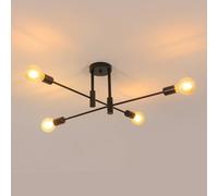 Pheashine Black 71cm 4-Light Magic Bean Ceiling Lamp E27 Industrial Retro Pheashine Black