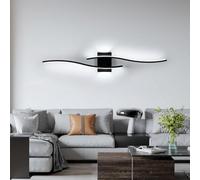 Pheashine Black Aluminium Wall Light, 27W 89X14Cm 6500K Cool White, 220V