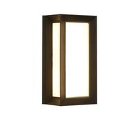 Pheashine Black Outdoor Wall Light 18W 3000K Warm Light 220V 2 Pack