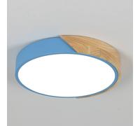 Pheashine Blue 30cm Acrylic Flush Mount Ceiling Light 24W 6500K White Light Pheashine Blue