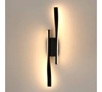 Pheashine Brand Modern LED Wall Light, Aluminum 16W Warm White Wall Sconce, 42cm in Black Pheashine Black