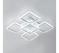 Pheashine Bright Square Ceiling Light 4+1 Heads 600X600mm 6500K White