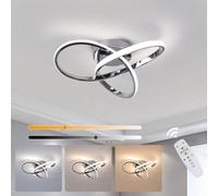 Pheashine Dimmable Led Ceiling Light,36W 4050Lm Dia 40Cm 3000K 6500K With Remote Control For Living Room, Bedroom Or Kitchen