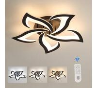 Pheashine Dimmable Petal Led Ceiling Light 40W, Acrylic With Remote Control For Living Room, Bedroom Or Dining Room